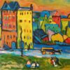 Photo of Houses in Munich by Wassily Kandinsky
