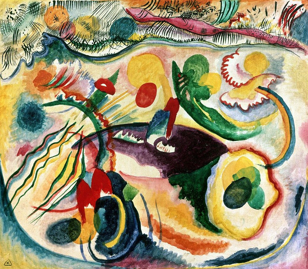 Photo of on the Theme of the Last Judgement by Wassily Kandinsky