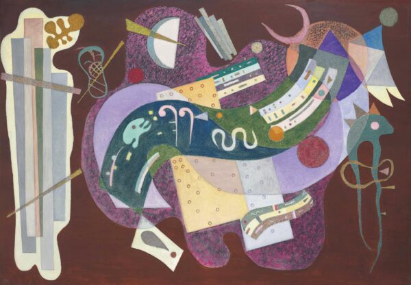 Photo of Rigid and Curved (Rigide et Courbé) by Wassily Kandinsky