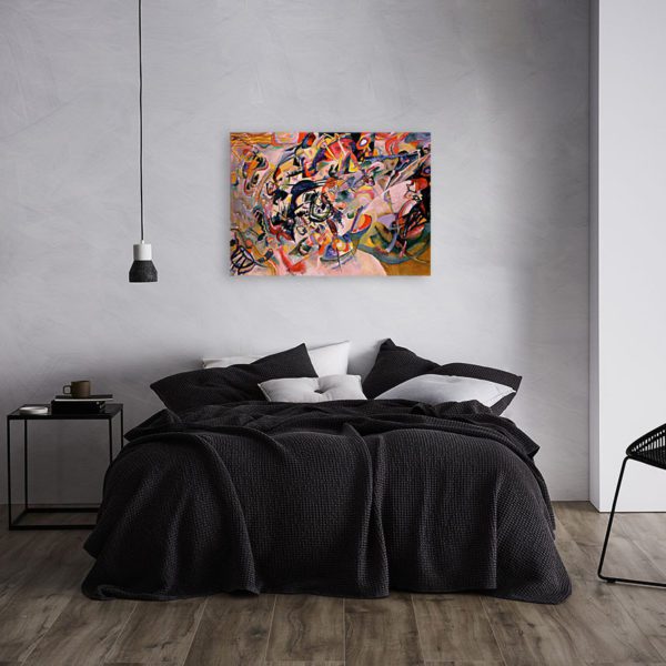 Photo of Composition VII in modern bedroom
