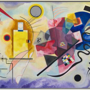 Photo of Yellow red blue by Wassily Kandinsky Print