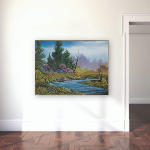 Photo of Trace of Spring Painting in Gallery