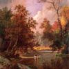 Photo of Autumn River Landscape Painting