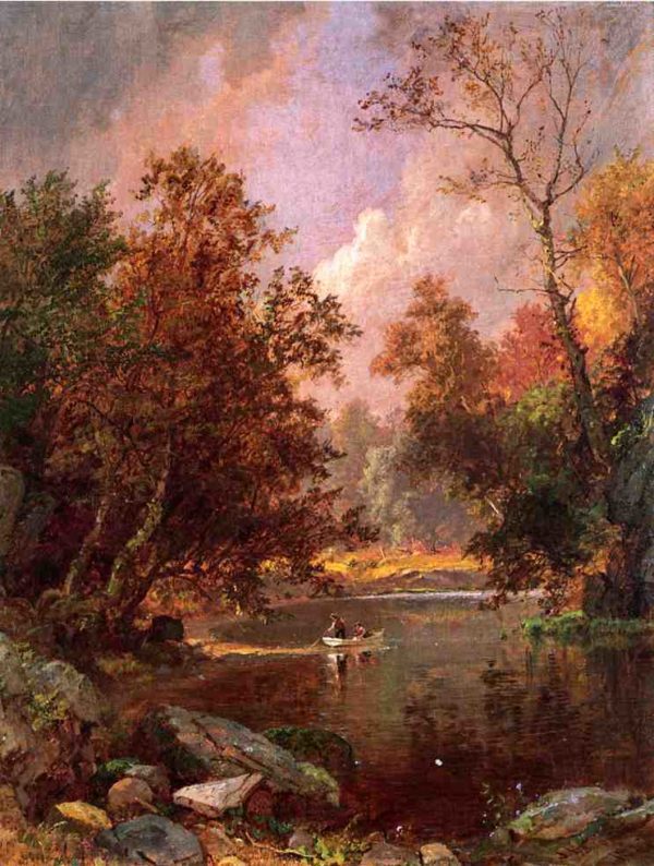 Photo of Autumn River Landscape painting