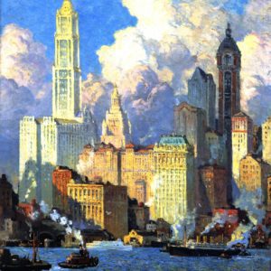 Photo of Colin campbell cooper hudson river waterfront nyc