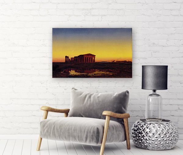 Photo of Evening at Paestum Painting by Sofa