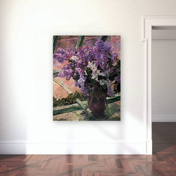 Photo of Lilacs in a Window Impressionism painting