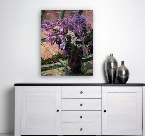 Photo of Lilacs in a Window Impressionism in simplistic living room