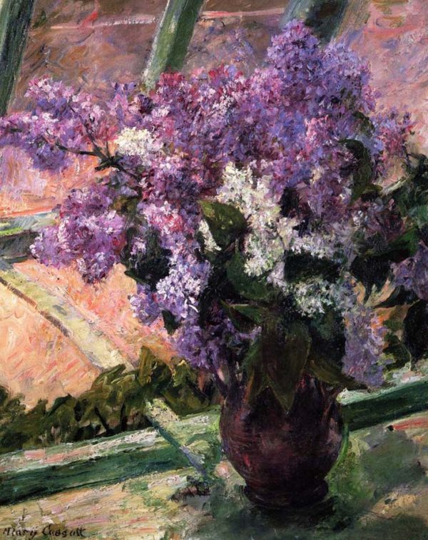 Photo of Lilacs in a Vase painting