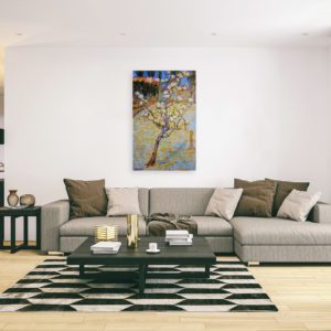 Photo of Spring Landscape Painting in Modern Living Room