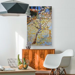 Photo of Spring Landscape Painting in Kitchen