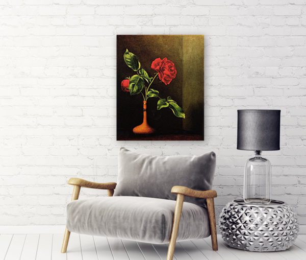 Awesome Rose still life painting red 4