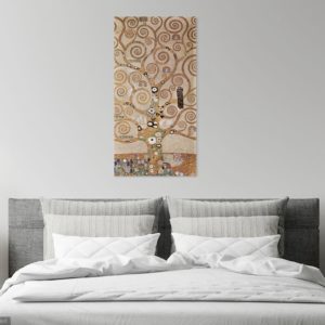 Photo of Tree of Life Painting in Master Bedroom