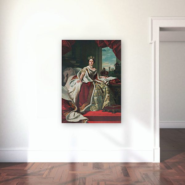 Photo of Gallery with Queen Victoria Painting