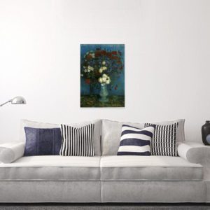Photo of Vase with Flowers Painting in Sofa Lounge