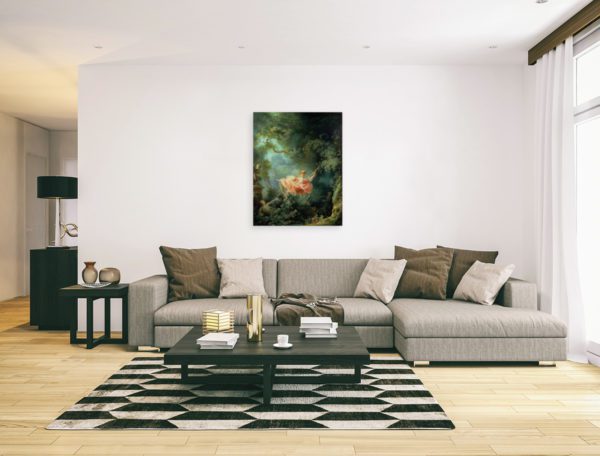 Photo of The Swing painting in modern living room