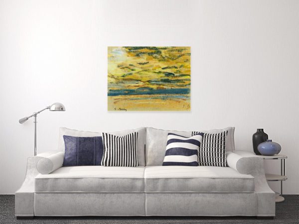 Photo of Sky Painting in Living Room
