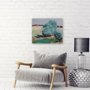 Photo of Chiajna willows Painting Wall Art Canvas Print Lavelart