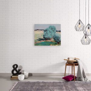 Photo of Chiajna willows Painting over Modern Style Living Room