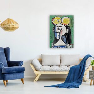 Photo of Buste De Femme Assise in Modern Living Room