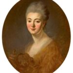 Photo of portrait of elisabeth sophie constance de lowendhal 1785