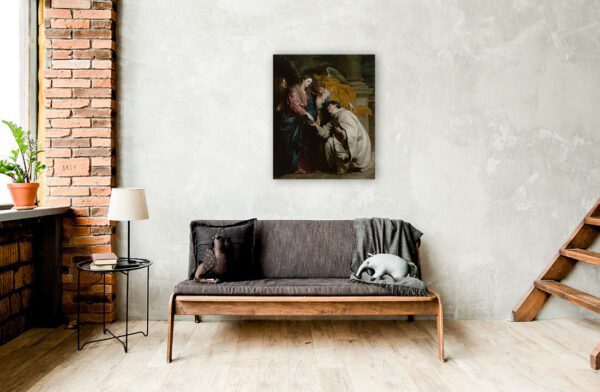 Photo of Anton van Dyck painting in living room