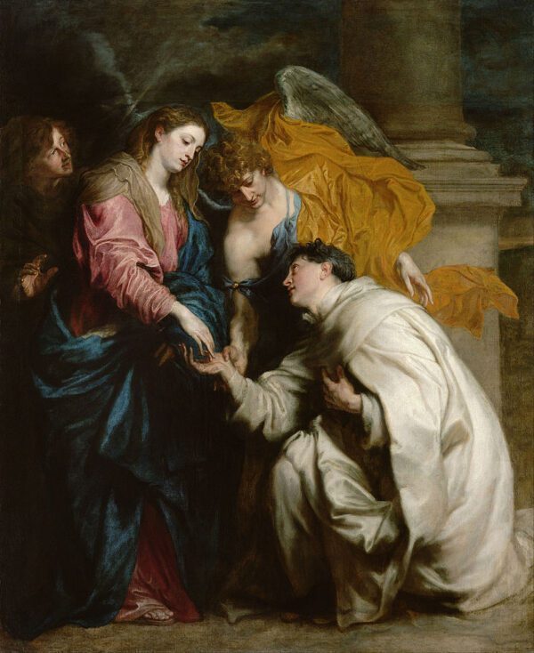 Photo of Anton van Dyck - The Vision of the Blessed Hermann Joseph