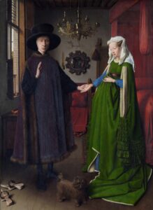 Photo of Portrait of the Arnolfini couple,» Jan van Eyck