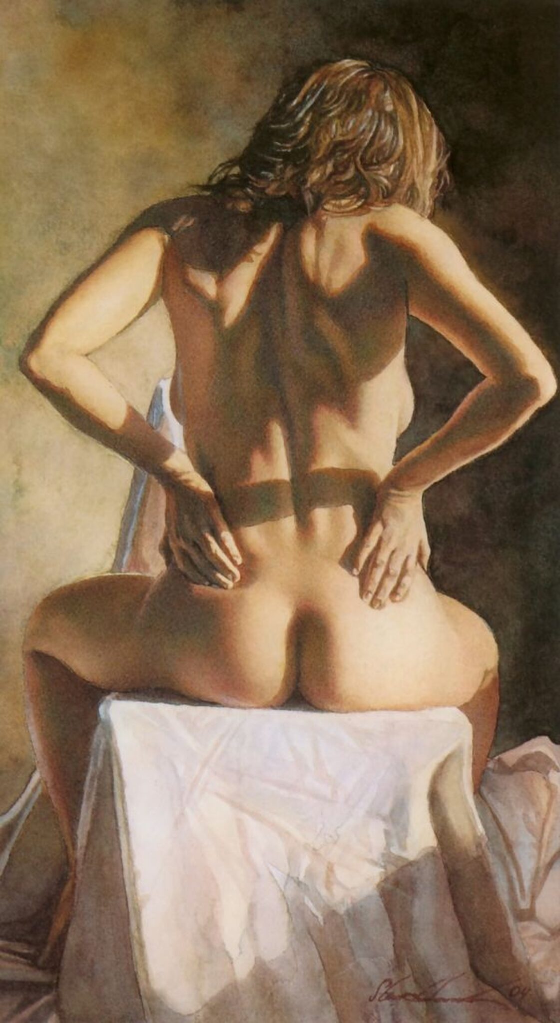 Photo of Nude Woman on Table