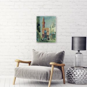 Photo of Cairo painting in modern living room