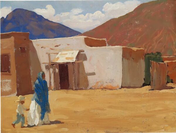 Photo of In Old Tucson by Maynard Dixon
