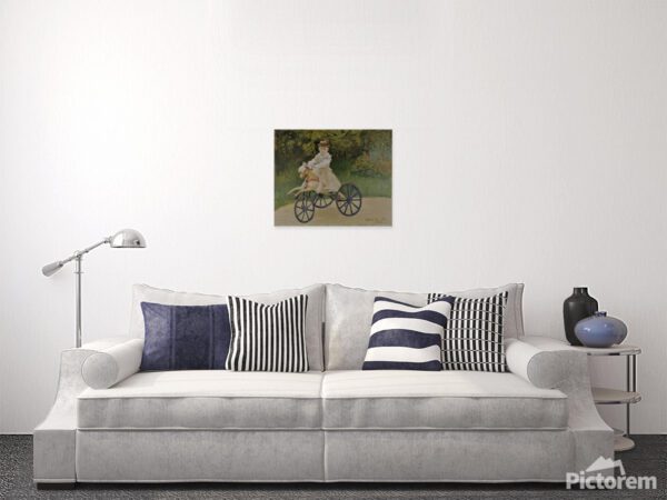 Photo of Jean Monet On His Hobby Horse LAvelart wallart photo canvas print painting 3