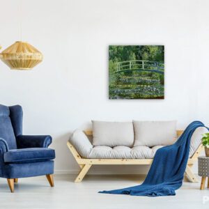 Photo of The Water-Lily Pond Claude Monet Print Canvas Wallart Photo Lavelart