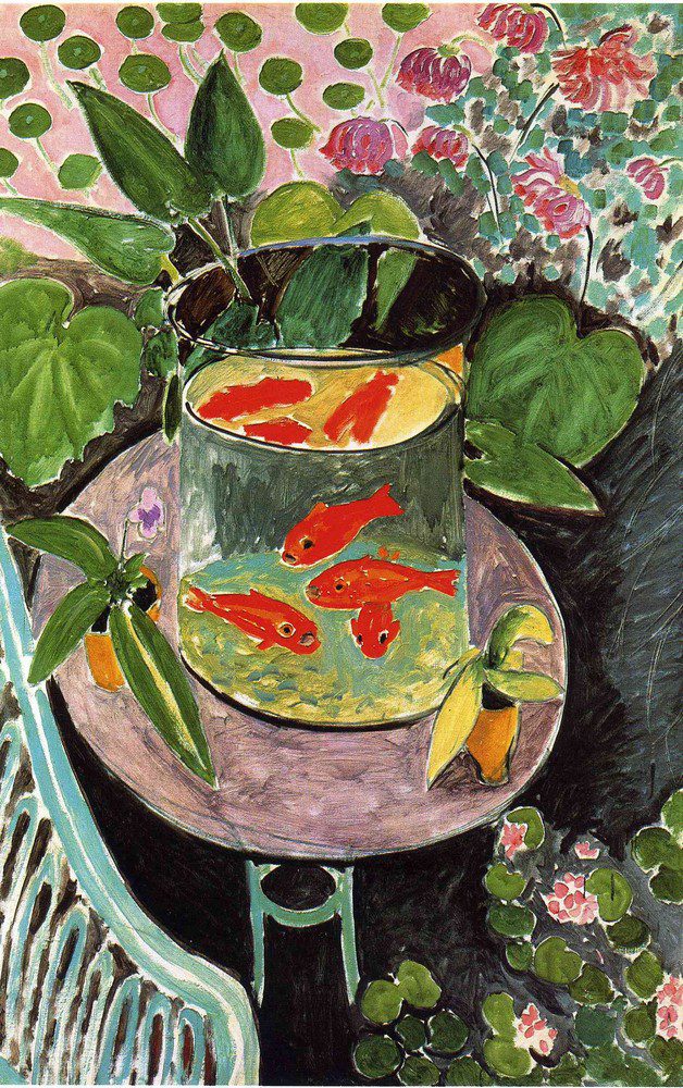 Photo of Goldfish Print on Canvas Photo Henri Matisse