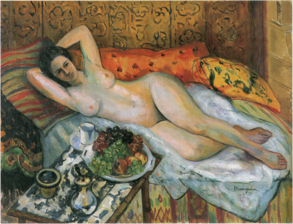 Nude Print on Canvas Henri Manguin