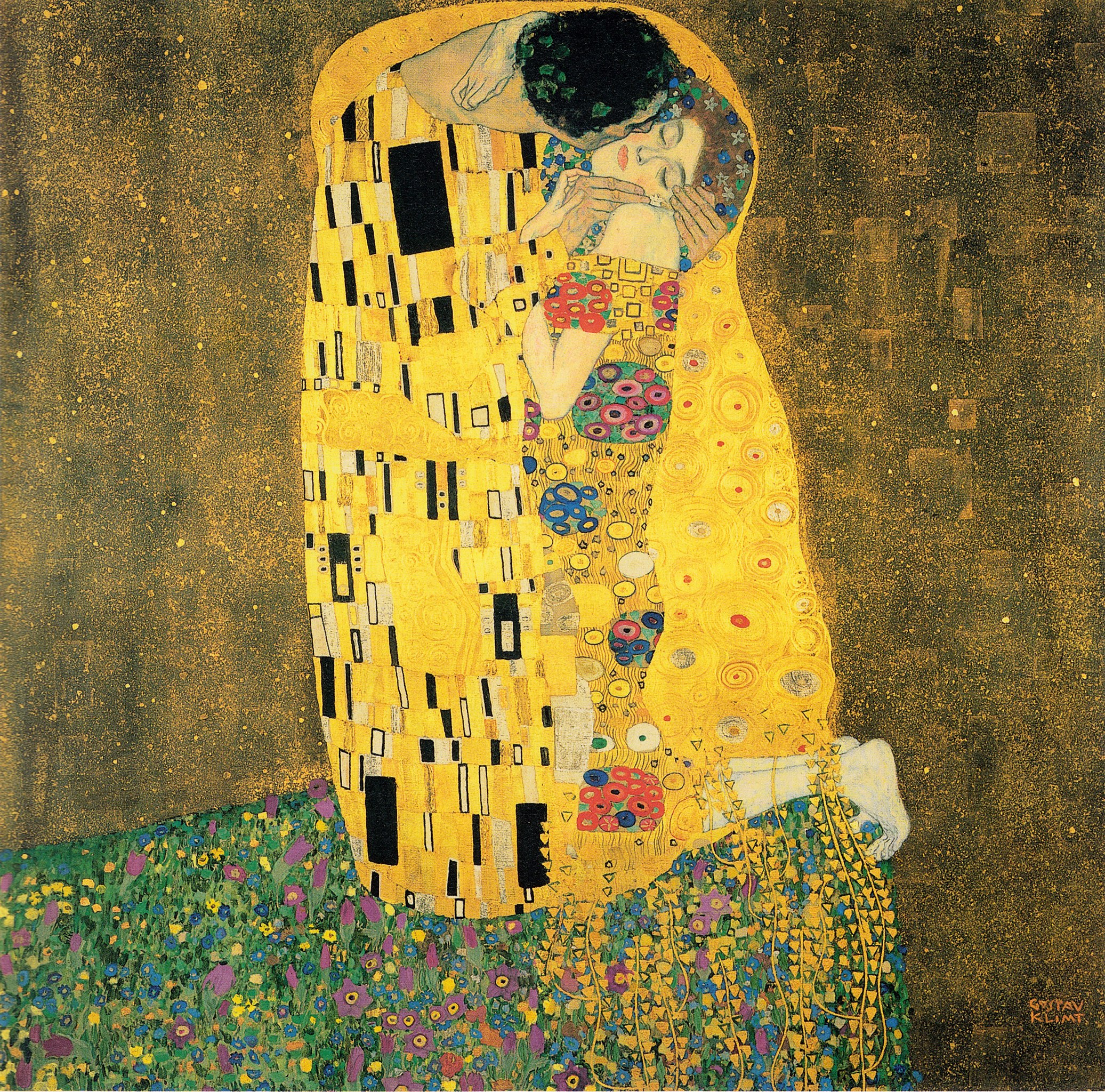 the Kiss Gustav Klimt Pic