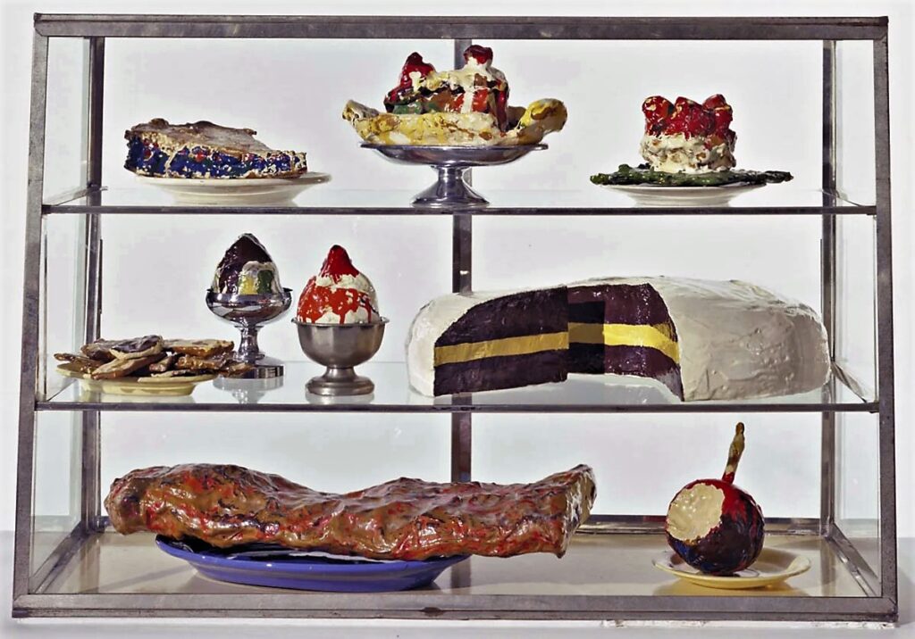 "Cake Window 1" by Claes Oldenburg (1961)